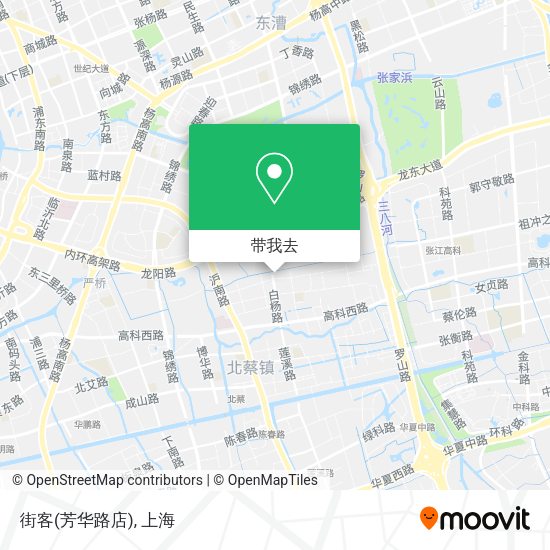 街客(芳华路店)地图