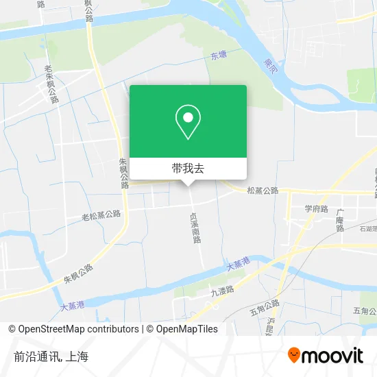 前沿通讯地图