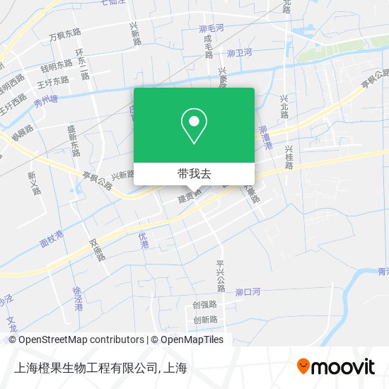 上海橙果生物工程有限公司地图