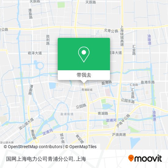 国网上海电力公司青浦分公司地图