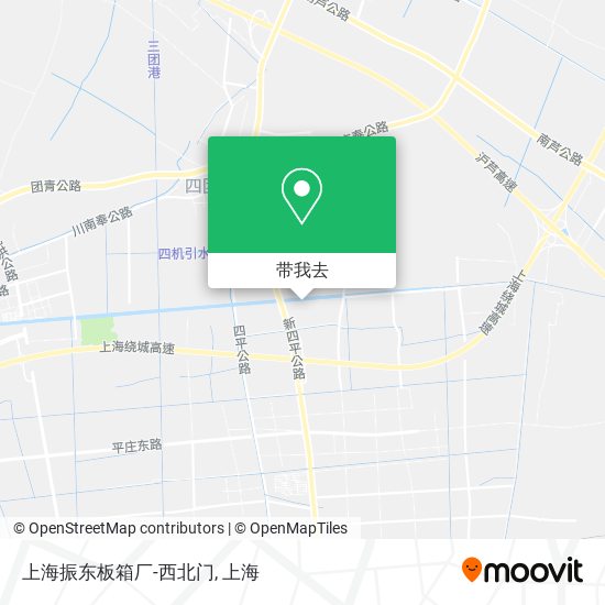 上海振东板箱厂-西北门地图