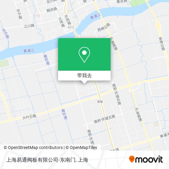 上海易通阀板有限公司-东南门地图