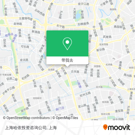 上海哈依投资咨询公司地图
