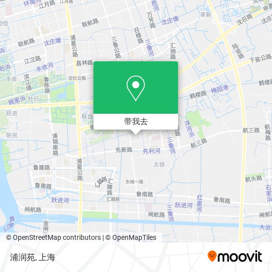 浦润苑地图