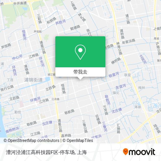 漕河泾浦江高科技园F区-停车场地图