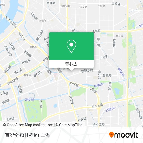 百岁物流(桂桥路)地图