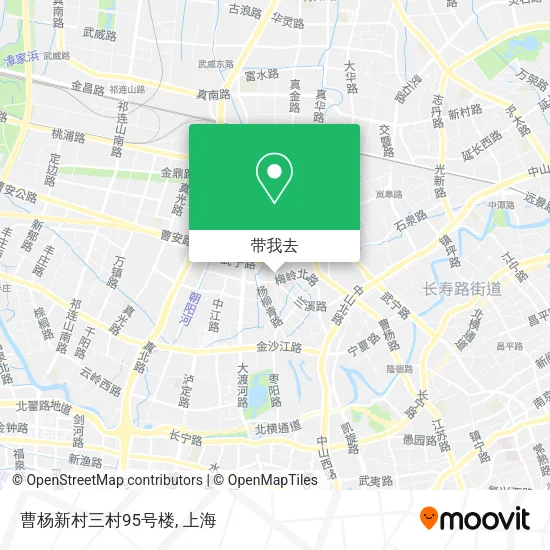 曹杨新村三村95号楼地图