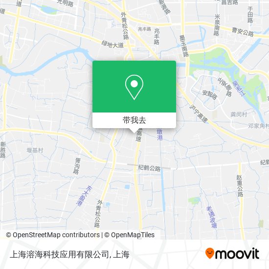 上海溶海科技应用有限公司地图