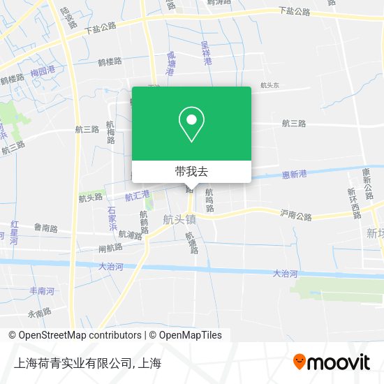 上海荷青实业有限公司地图