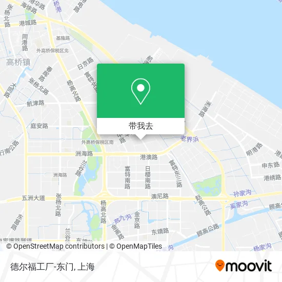德尔福工厂-东门地图