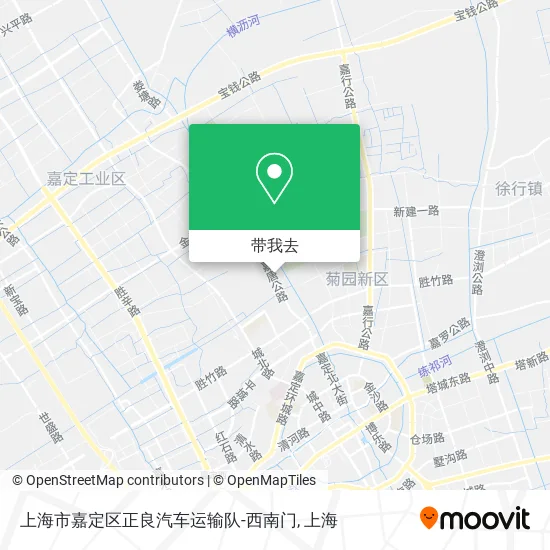 上海市嘉定区正良汽车运输队-西南门地图