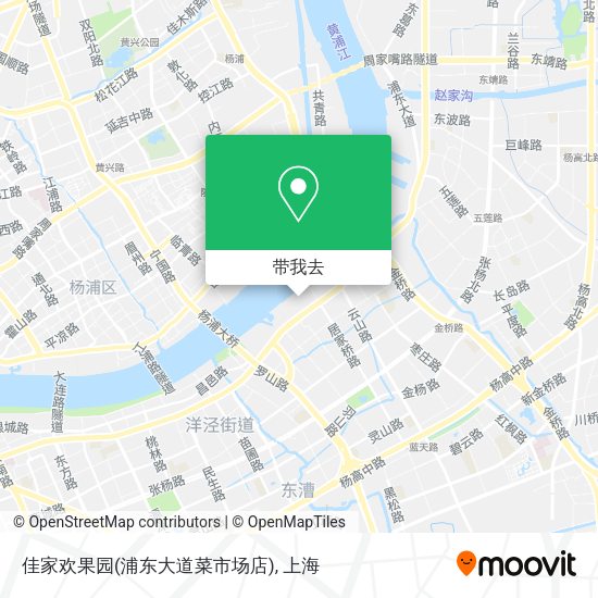 佳家欢果园(浦东大道菜市场店)地图