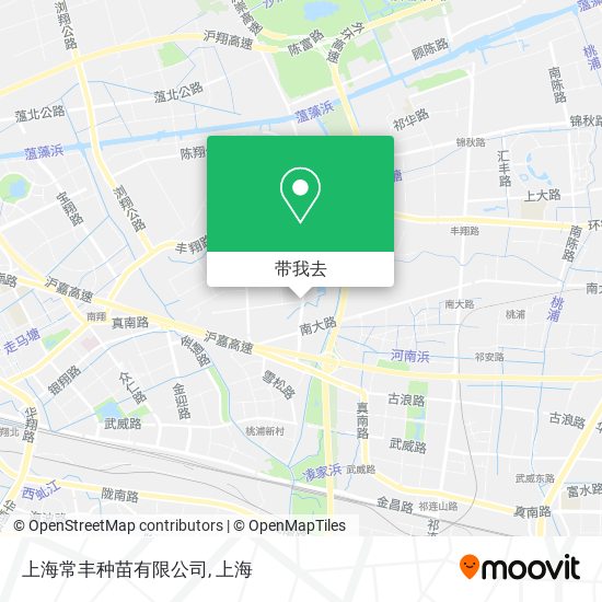 上海常丰种苗有限公司地图