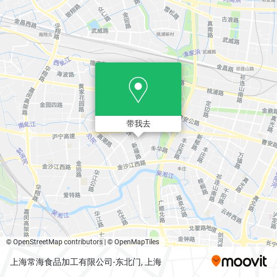 上海常海食品加工有限公司-东北门地图