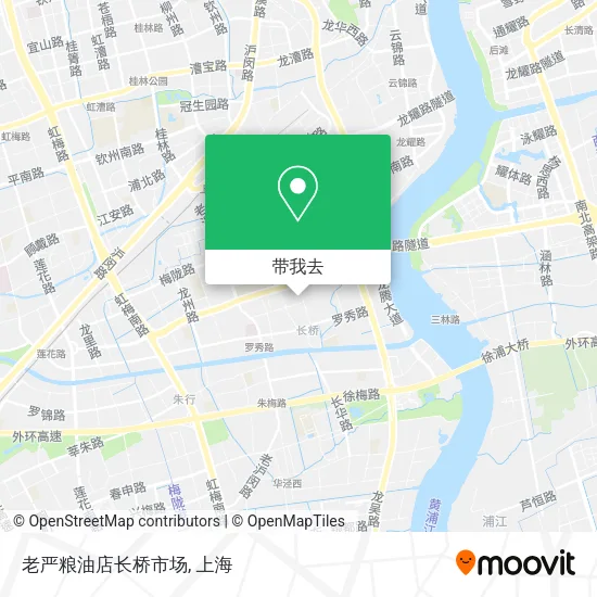 老严粮油店长桥市场地图