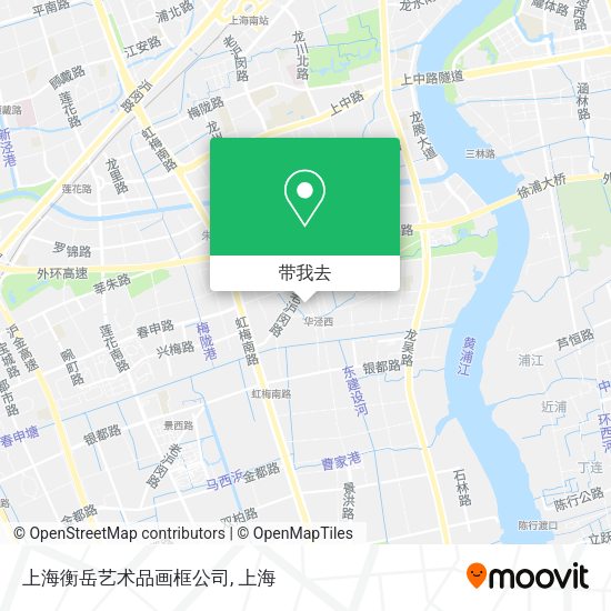 上海衡岳艺术品画框公司地图