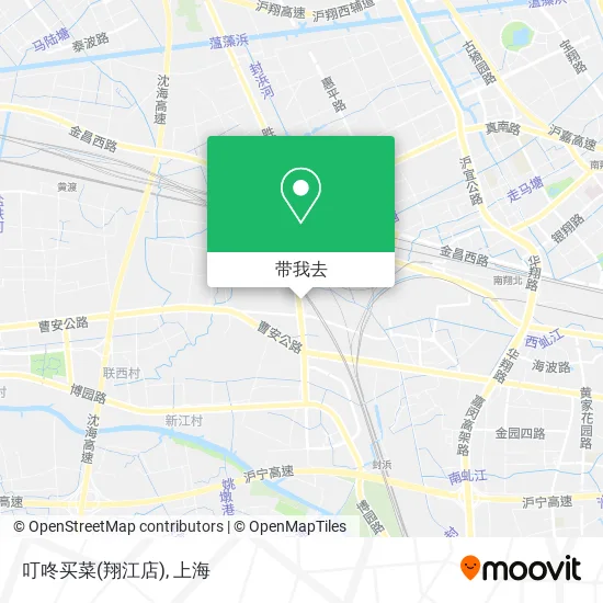 叮咚买菜(翔江店)地图