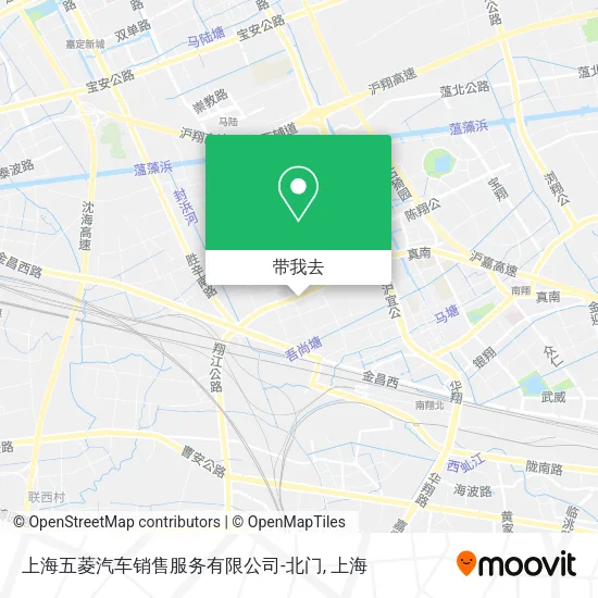 上海五菱汽车销售服务有限公司-北门地图