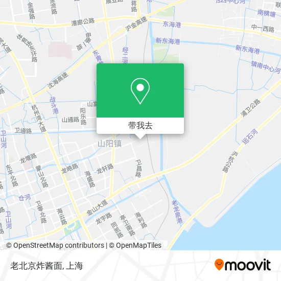 老北京炸酱面地图