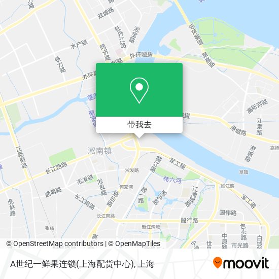 A世纪一鲜果连锁(上海配货中心)地图