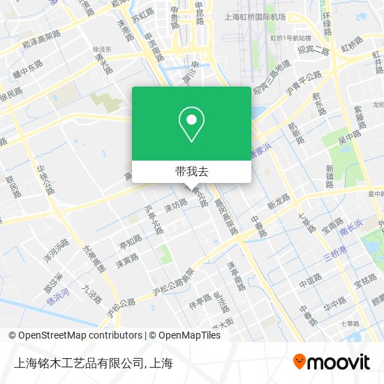 上海铭木工艺品有限公司地图