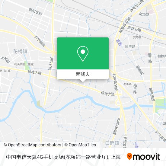 中国电信天翼4G手机卖场(花桥纬一路营业厅)地图
