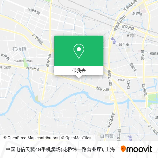中国电信天翼4G手机卖场(花桥纬一路营业厅)地图