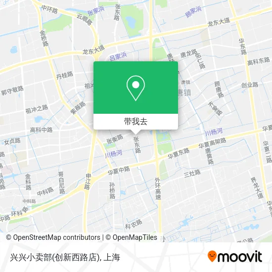 兴兴小卖部(创新西路店)地图