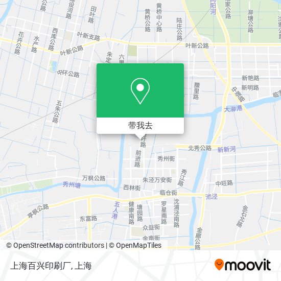 上海百兴印刷厂地图