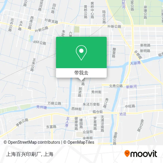 上海百兴印刷厂地图