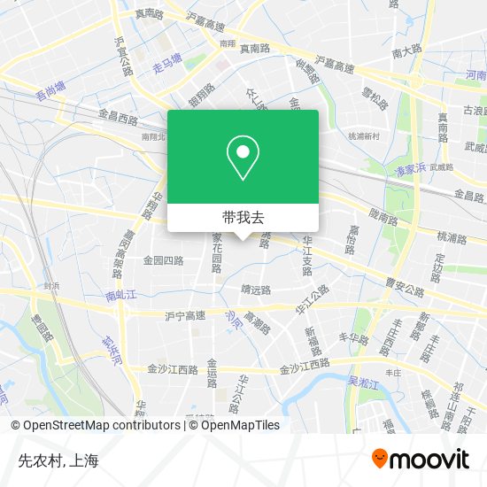 先农村地图