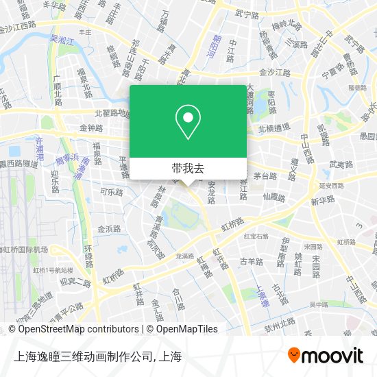 上海逸瞳三维动画制作公司地图