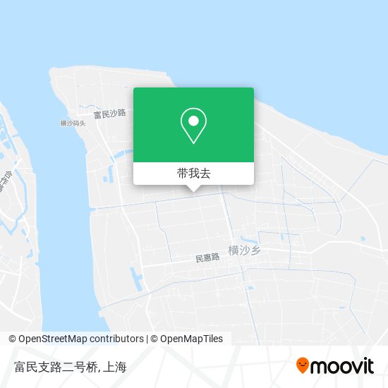 富民支路二号桥地图