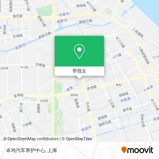 卓鸿汽车养护中心地图