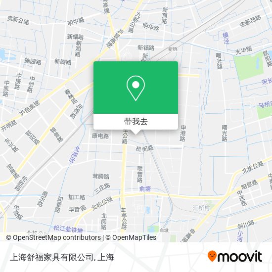 上海舒福家具有限公司地图