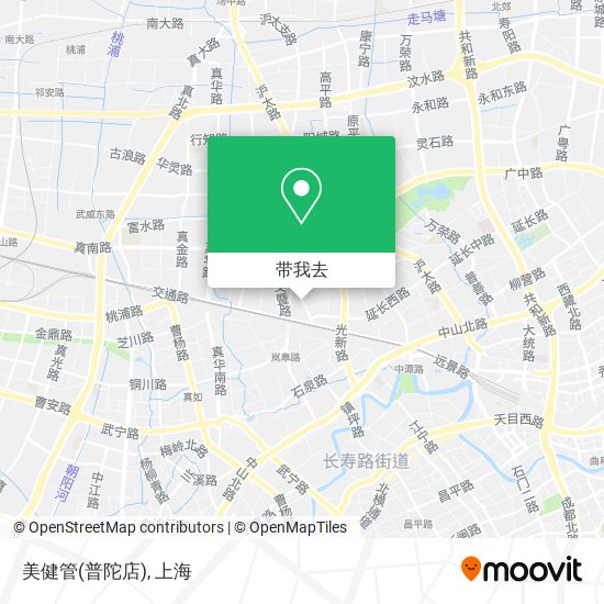 美健管(普陀店)地图