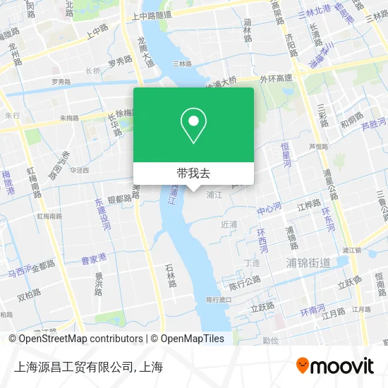 上海源昌工贸有限公司地图
