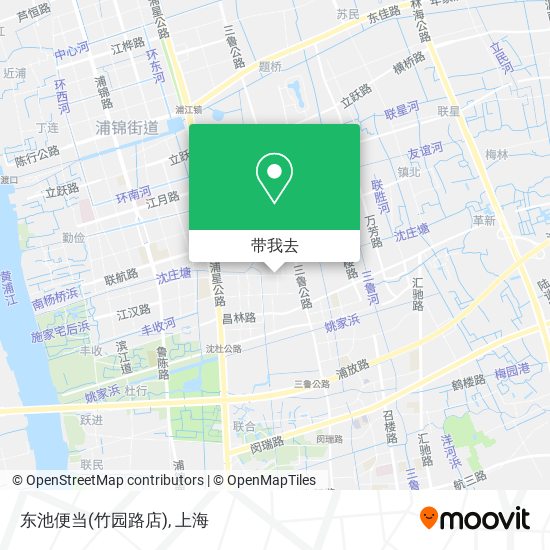 东池便当(竹园路店)地图