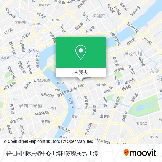 碧桂园国际展销中心上海陆家嘴展厅地图
