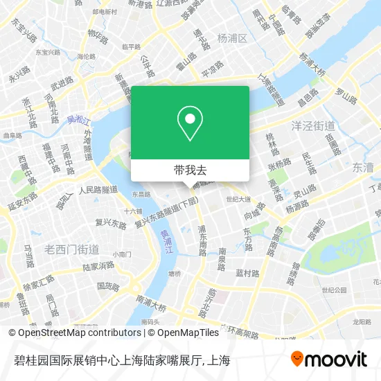 碧桂园国际展销中心上海陆家嘴展厅地图