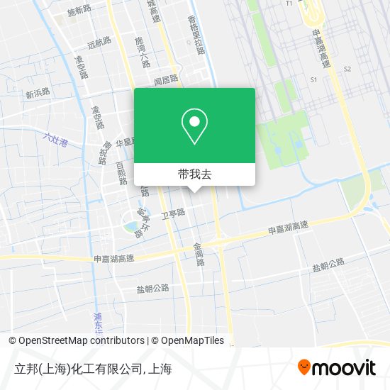 立邦(上海)化工有限公司地图