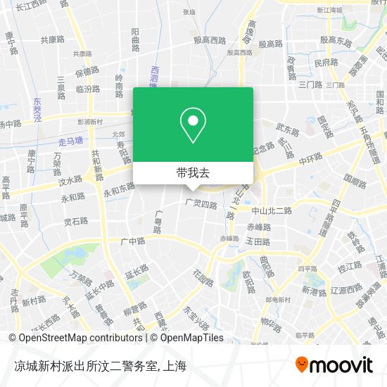 凉城新村派出所汶二警务室地图