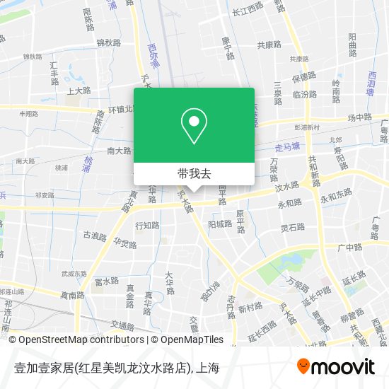 壹加壹家居(红星美凯龙汶水路店)地图