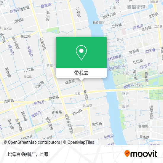 上海百强帽厂地图