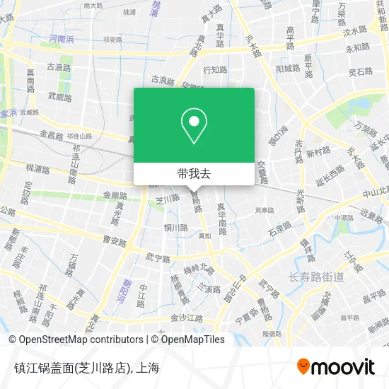 镇江锅盖面(芝川路店)地图