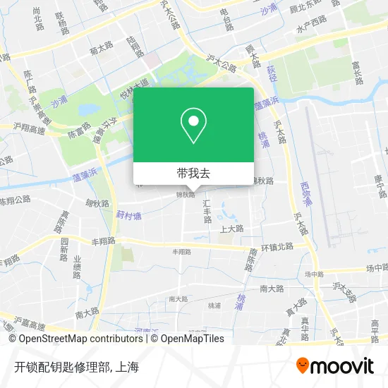 开锁配钥匙修理部地图