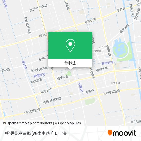 明灏美发造型(新建中路店)地图
