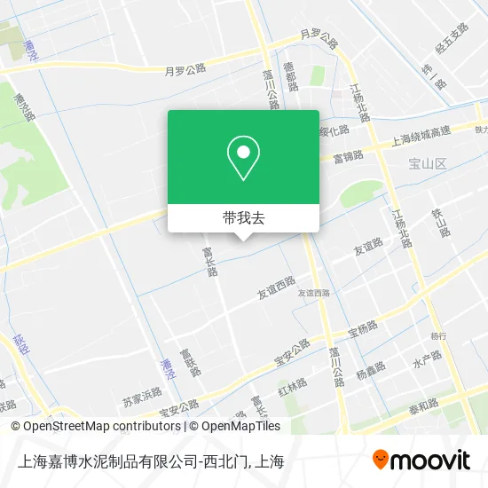 上海嘉博水泥制品有限公司-西北门地图