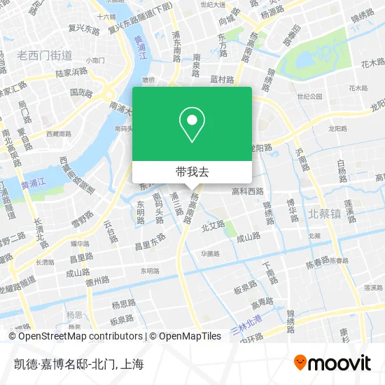 凯德·嘉博名邸-北门地图