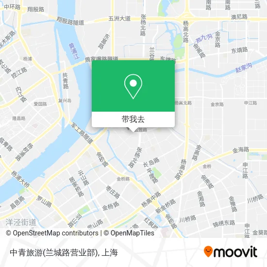 中青旅游(兰城路营业部)地图